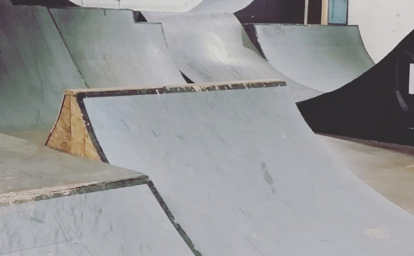 Brand new KIDS spine ramp at The Factory Skatepark in Minneapolis!