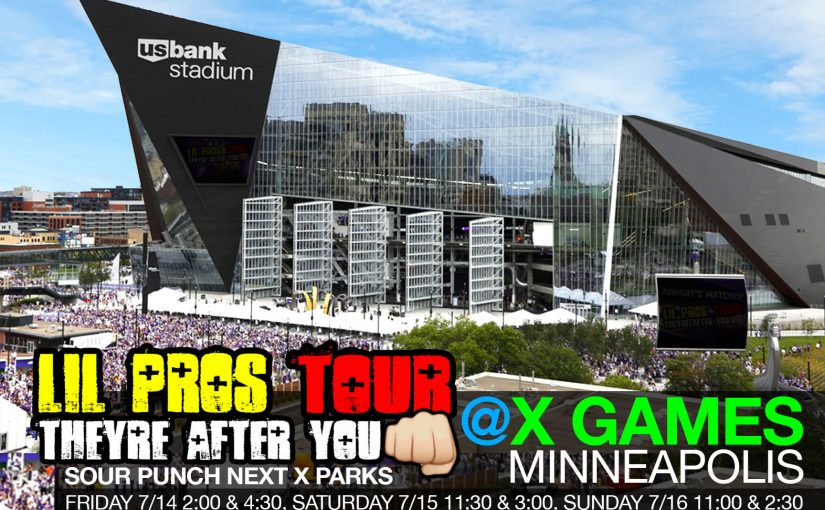 Lil Pros Tour is beyond excited to be onsite at X Games Minneapolis 2017 !!