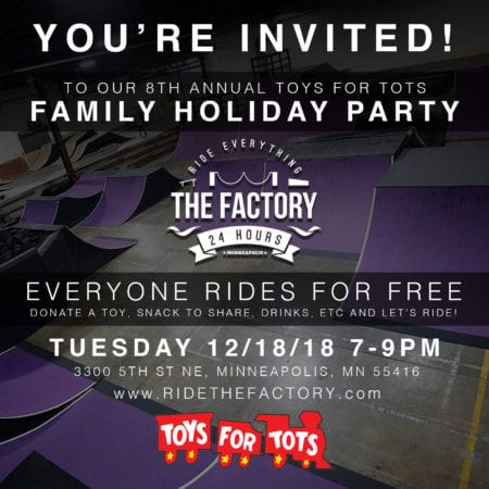 You’re Invited! Our 8th Annual Toys For Tots Family Holiday Party